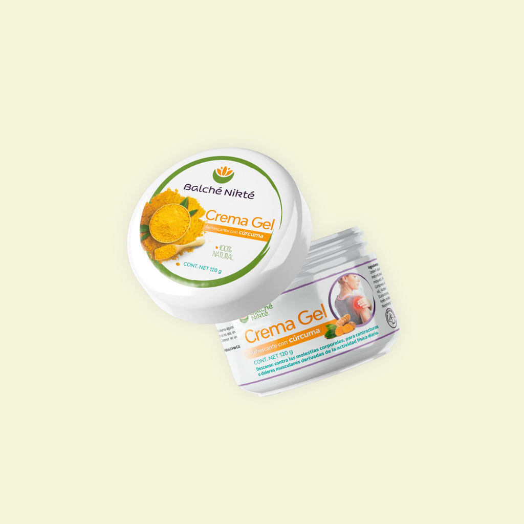 Crema gel refrescante con cúrcuma