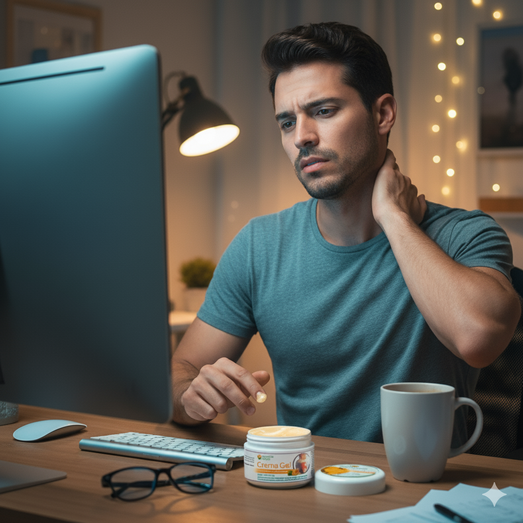 Crema gel refrescante con cúrcuma